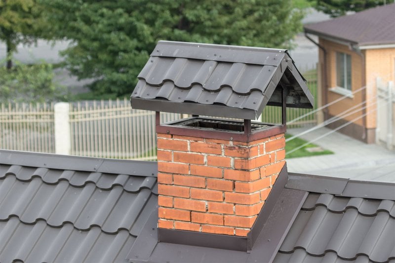 roof with chimney cap (Photo by Larysa - stock.adobe.com)