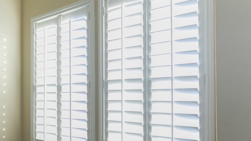 Close-up of open white estate shutters (Photo by ucpage/iStock / Getty Images Plus via Getty Images)