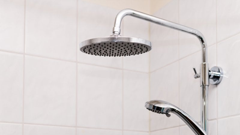 A dual shower head (Photo by ablokhin/iStock / Getty Images Plus via Getty Images)