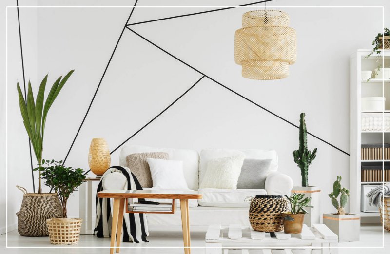 geometric black lines on white wall (Photo by Photographee.eu/Shutterstock.com)
