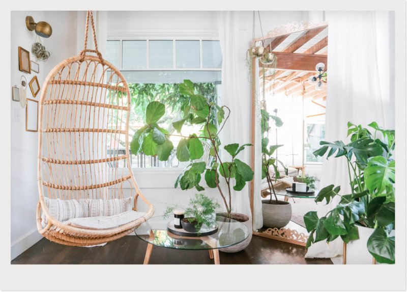 indoor swing in sunroom (Photo by © Lexia Frank/Stocksy)