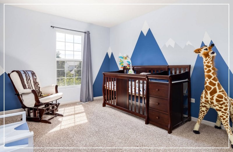 mountain wall in kids room (Photo by Joe Hendrickson/Shutterstock.com)