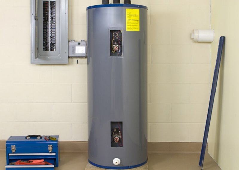 Residential water heater (Photo by © JulNichols / E+ / Getty Images)