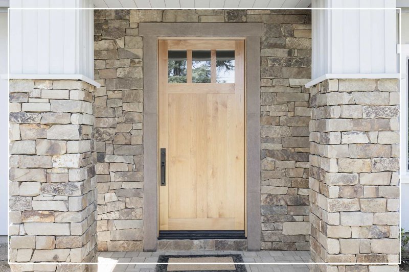 sandalwood front door (Photo by BondRocketImages/Shutterstock.com)