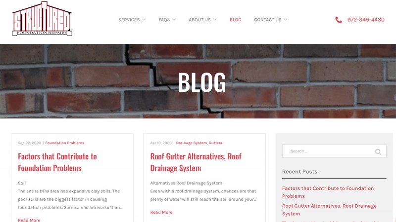 Structured Foundation Repairs' blog (Photo by https://www.structuredfoundation.com/blog/)