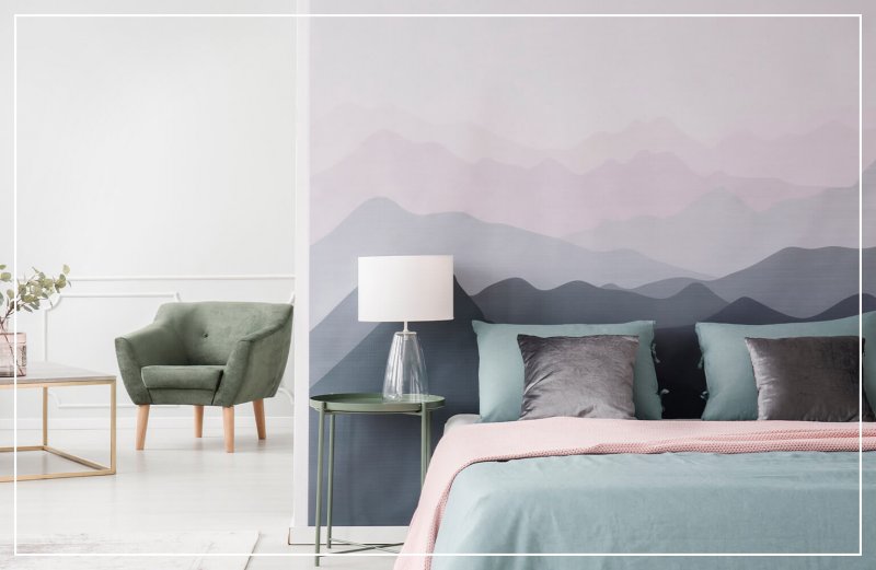sunset wallpaper accent wall (Photo by Photographee.eu/Shutterstock.com)