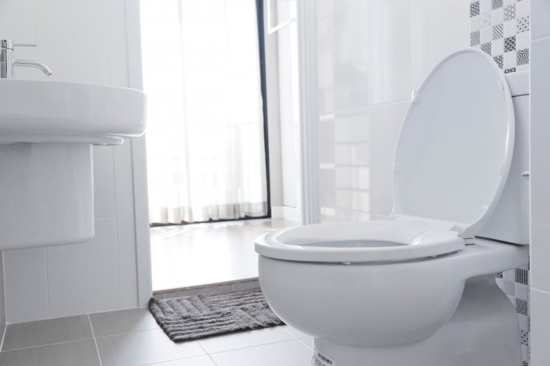 toilet in home bathroom