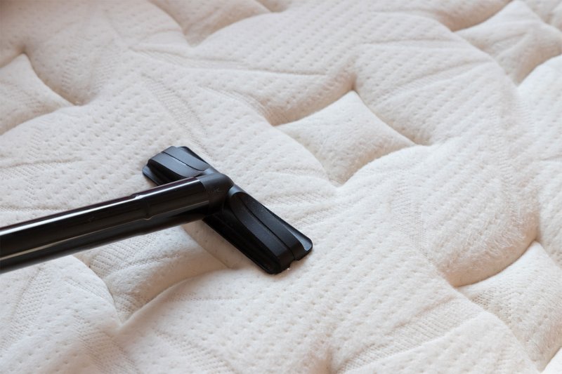 in black vacuum on mattress (Photo by Ratchat / iStock / Getty Images Plus via Getty Images)