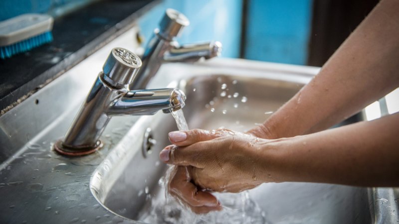 Close-up of a woman washing her hands (Photo by ismotionprem - stock.adobe.com)