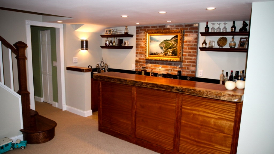 basement bar remodel