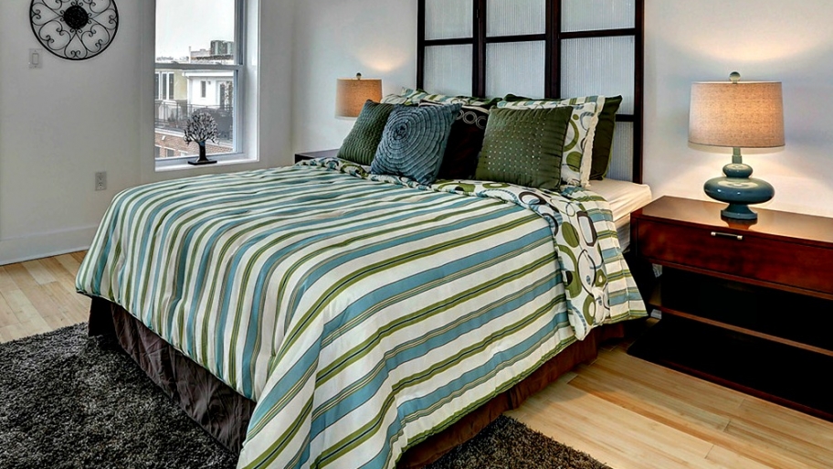 Staged bedroom in D.C. market