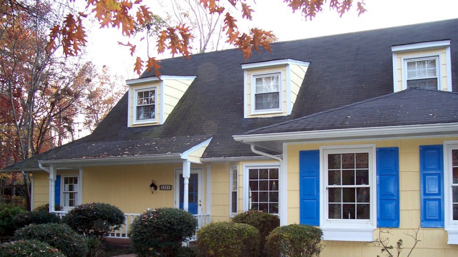 asphalt shingles on home roof