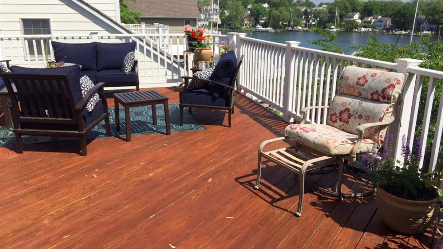 new wood deck