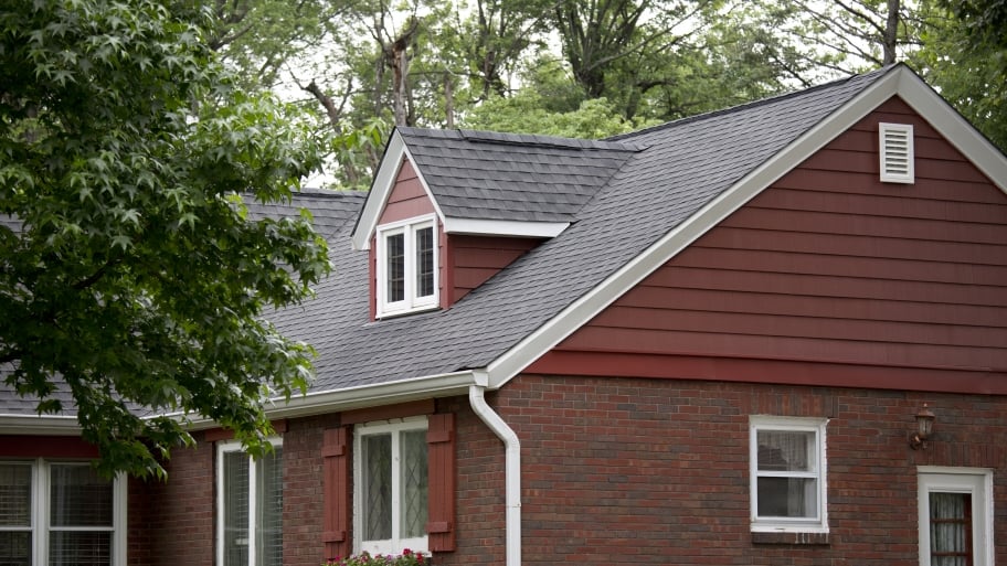 asphat roofing with steep pitch and dormers