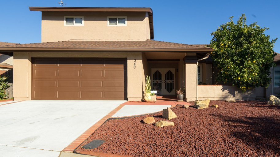 fresh paint on home exterior