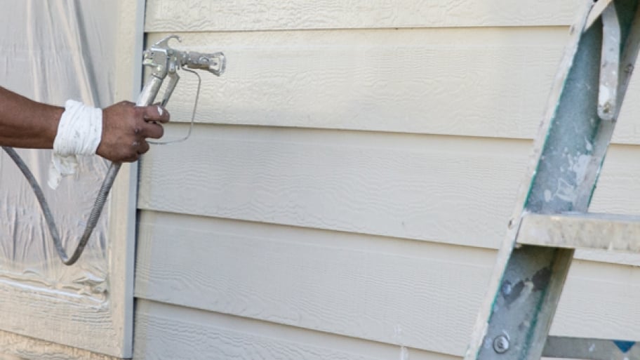 painting a home's exterior