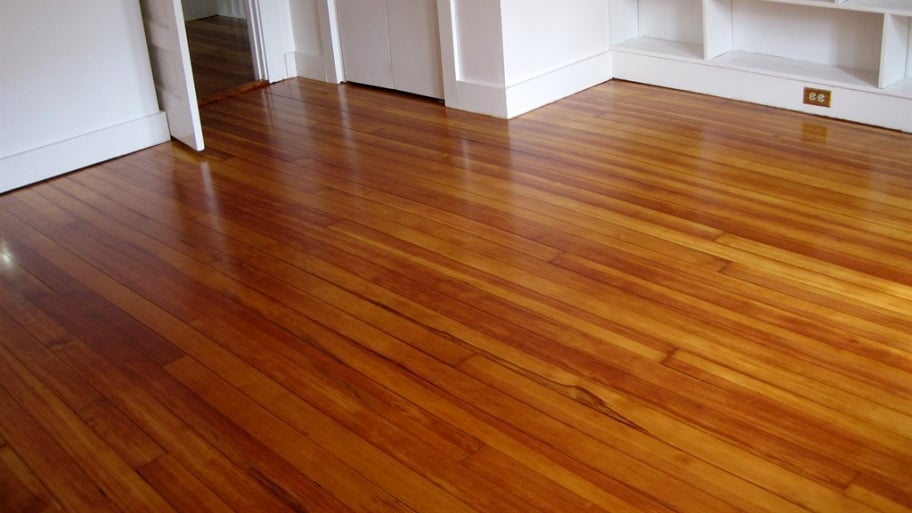 hardwood flooring in a room