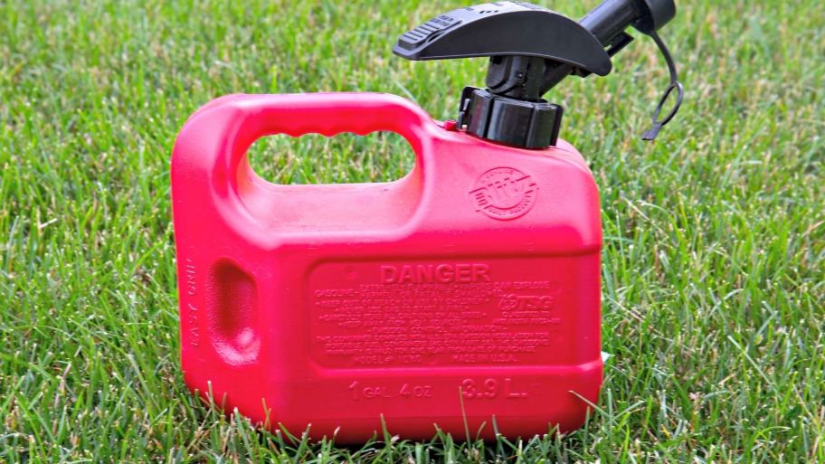 red gas can
