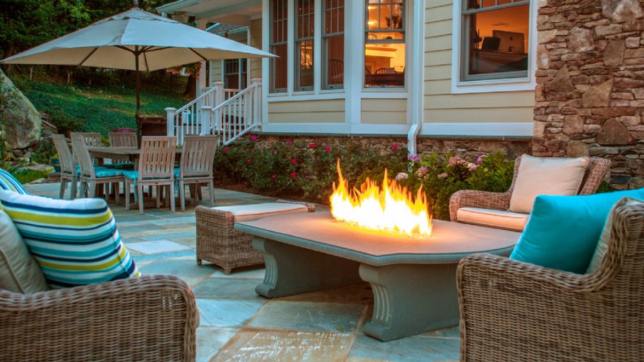 Get In The Glow Of A Gas Fire Pit Angi Angie S List Get In The Glow Of A Gas Fire Pit, Patio Glow Fire Pit