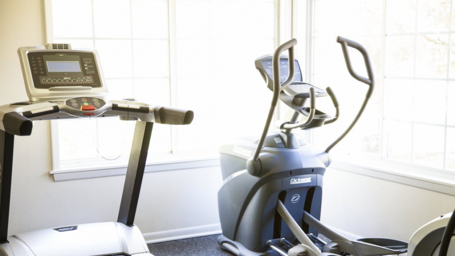 Treadmill, and exercise equipment