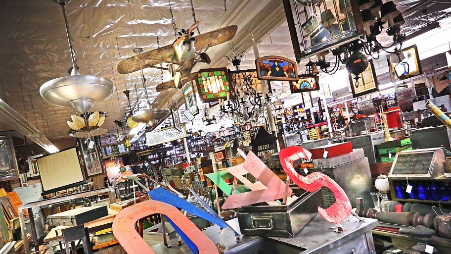 a salvage shop