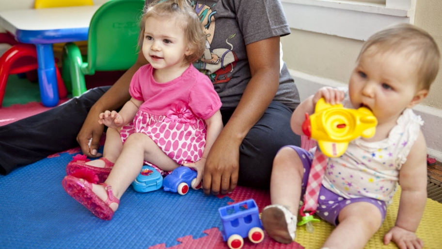 kids chewing on toys