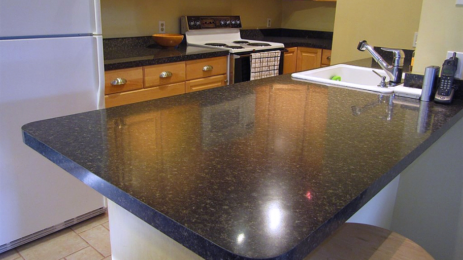 laminate countertop in kitchen
