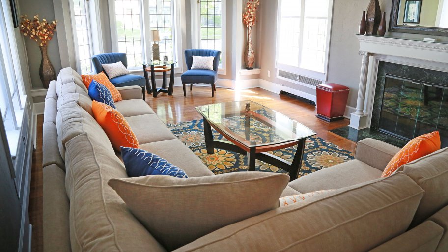 living room sofa living room couch and seating area by windows