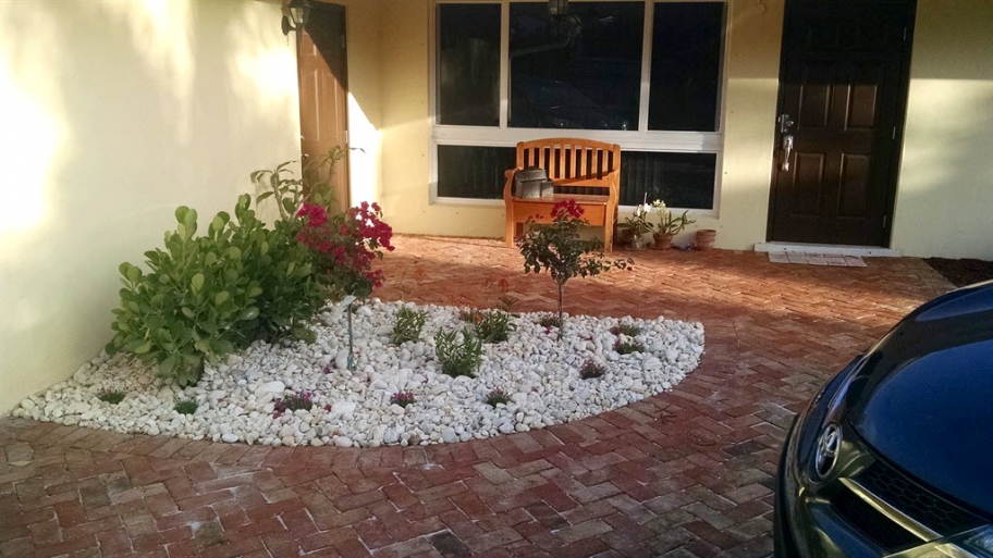 Paver driveway