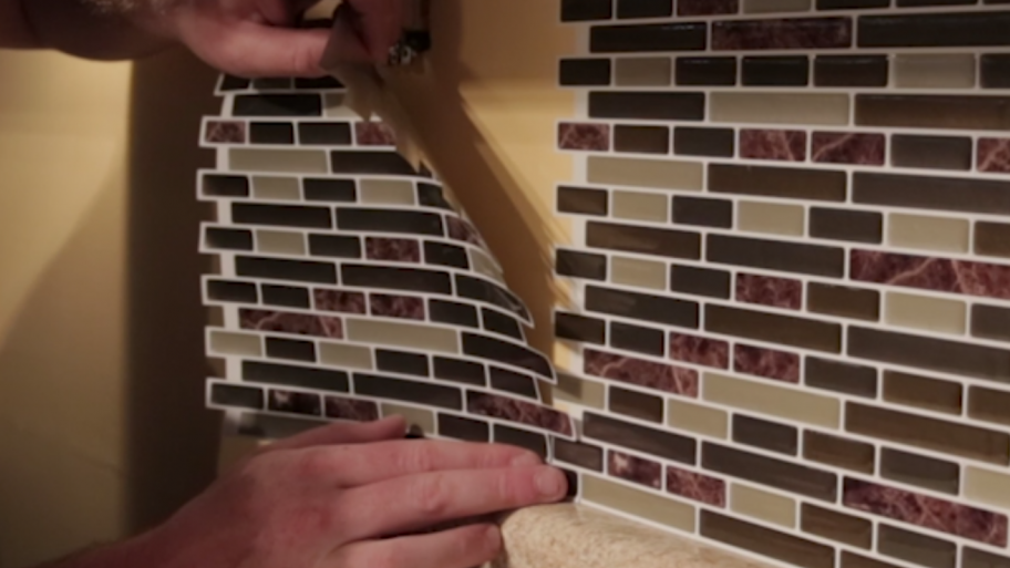 peel and stick backsplash