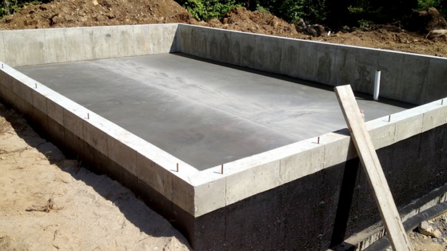 Concrete foundation