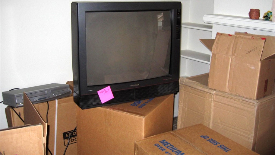 DIY home moving boxes