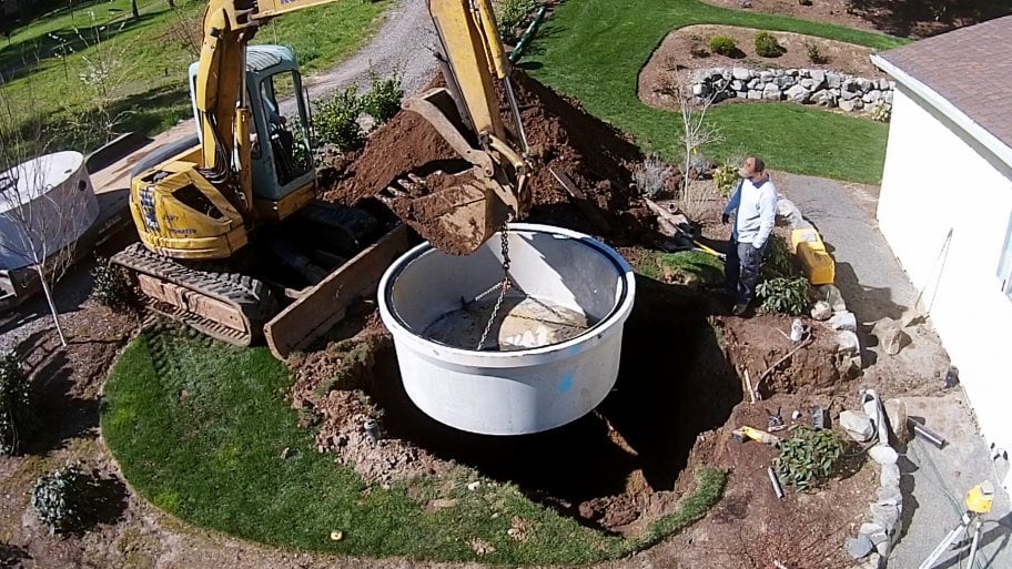 septic tank installation