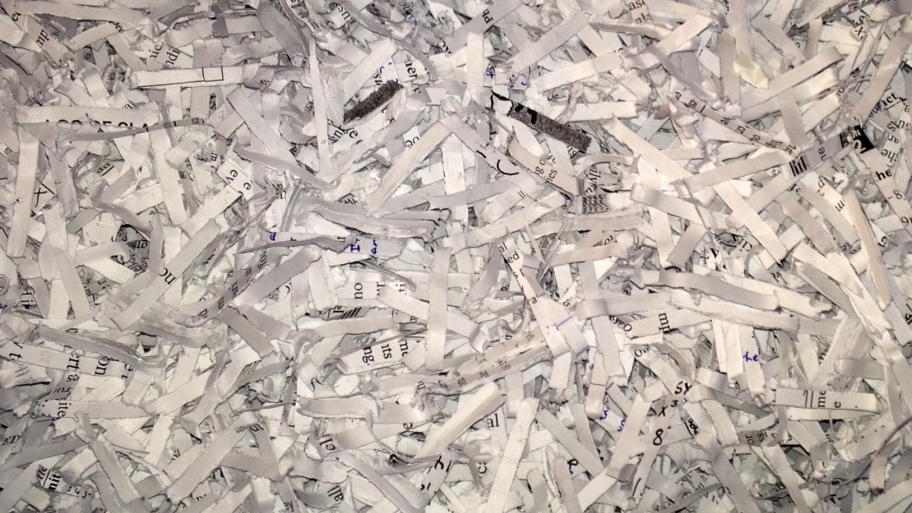 shredded paper