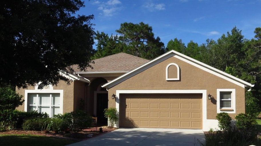 stucco home