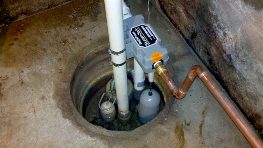water-powered sump pump