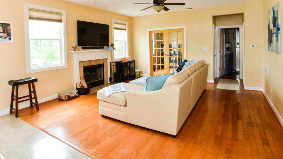 hardwood flooring living room