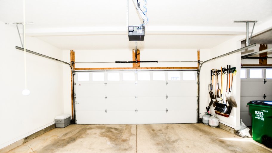 inside of a garage