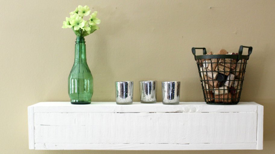 DIY floating shelf