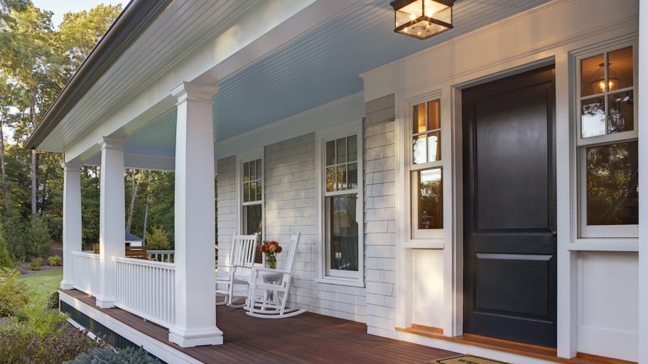 Front porch of home