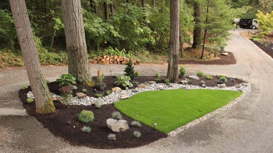 Gravel driveway