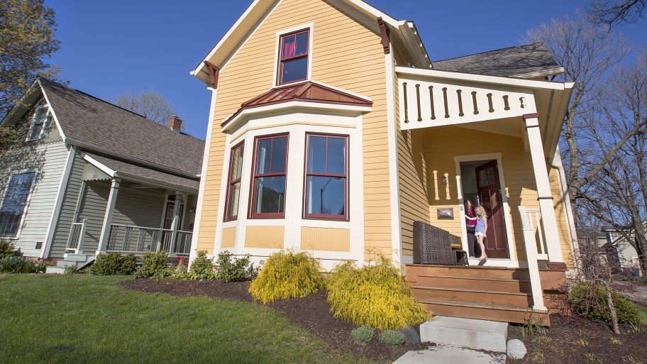 antique home exterior
