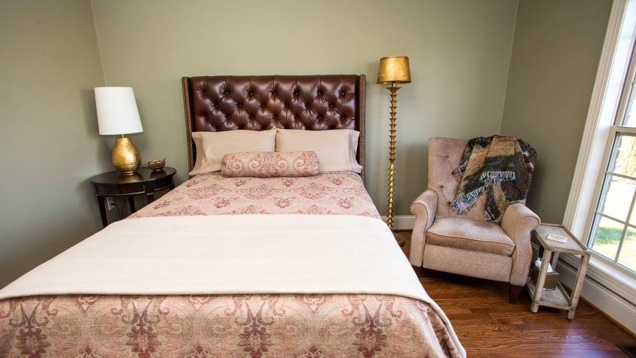 bedroom with chair