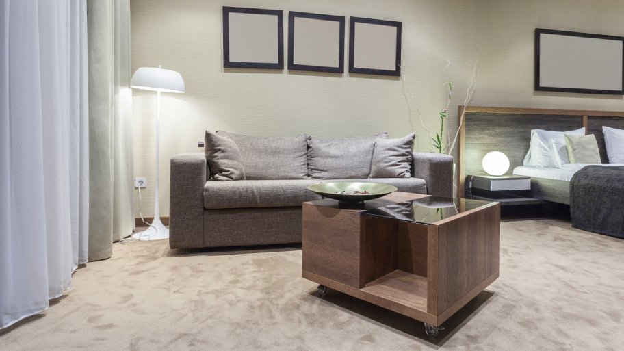 master bedroom with sitting area