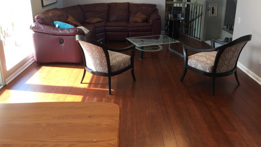 bamboo flooring living room