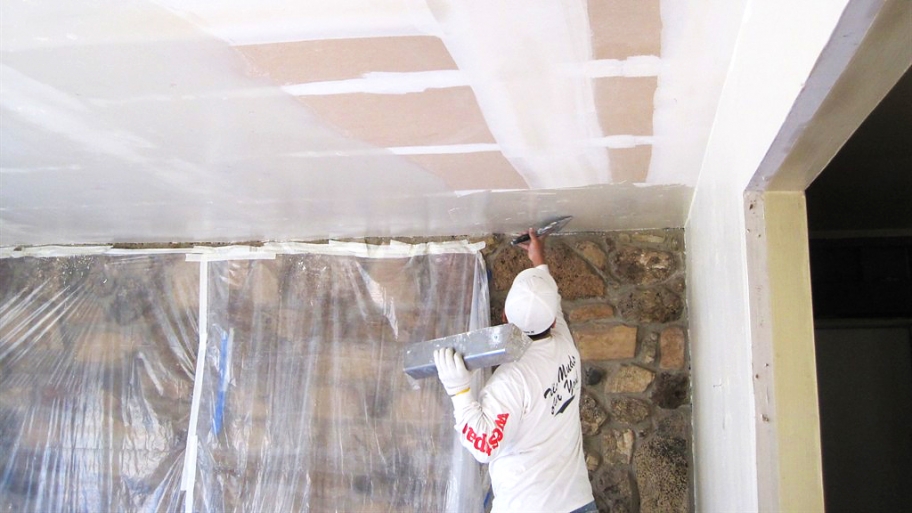 Who To Hire Remove A Popcorn Ceiling Angi Angie S List Who To Hire Remove A Popcorn Ceiling, Cost To Install Drywall Over Popcorn Ceiling