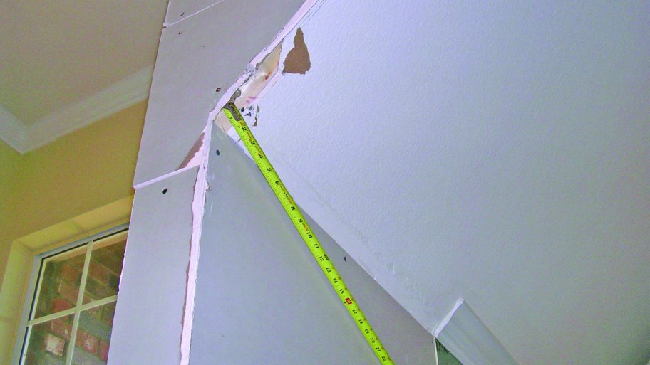 a bad sheetrock drywall install