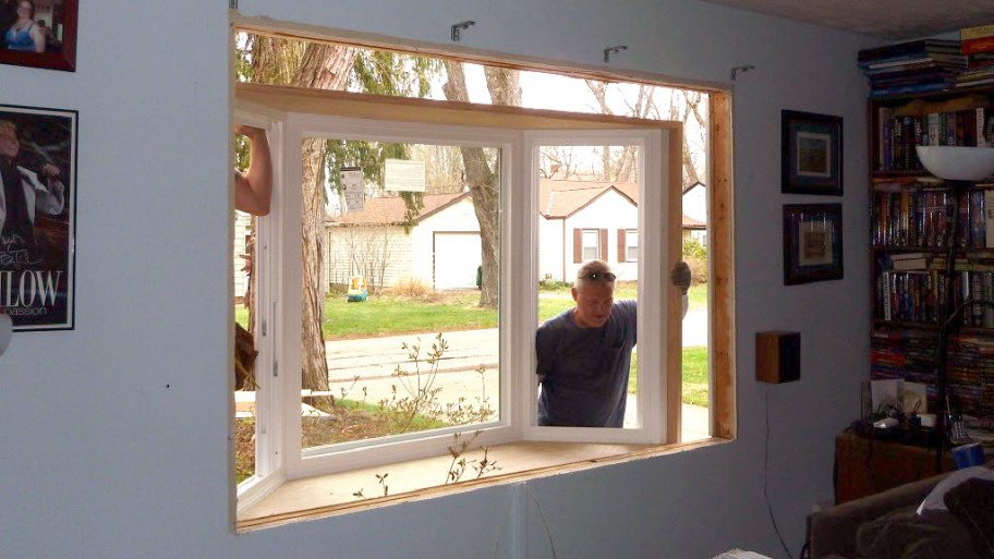 bay window, window installation, contractor