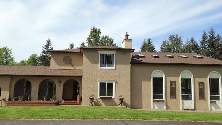 home with newly installed roof