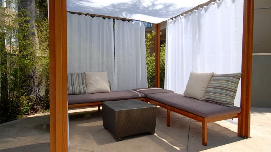 Poolside cabana